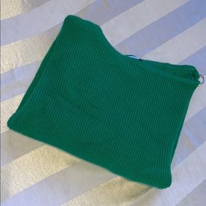 Zesty Green Sweater with Zipper Detail (NWOT)